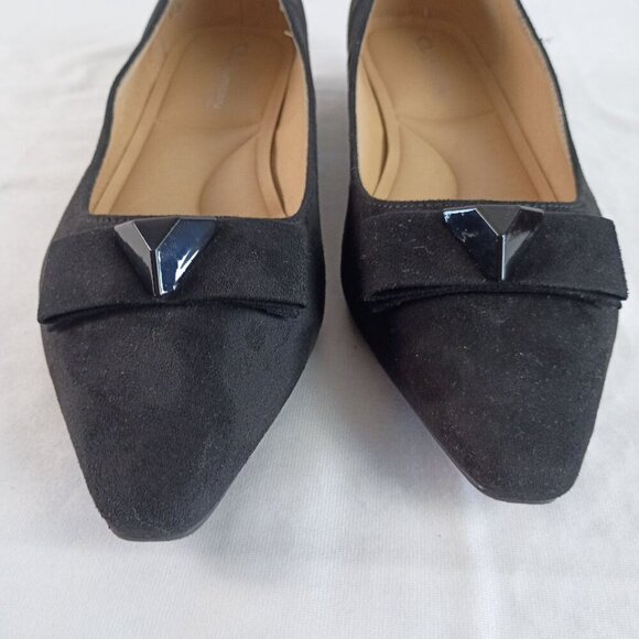 CL by Laundry Comfort Cushion Spot News Black Shoes Size 10W Great Condition - Picture 3 of 10